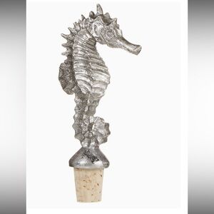 ❤️Sale Silver Seahorse Bottle Stopper